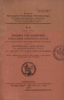 Badania nad rozwojem Chalcides lineatus Leuck