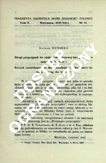 Drugi przyczynek do znajomości krajowej fauny owad&oacute;w minujących liście = Second contribution to the knowledge of the native insects, mining the leaves