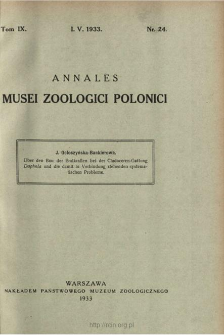 &Uuml;ber den Bau der Endkrallen bei der Cladoceren-Gattung Daphnia und die damit in Verbindung stehenden systematischen Probleme
