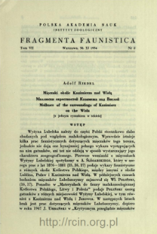 Mięczaki okolic Kazimierza nad Wisłą = Moll&ucirc;ski okrestnostej Kazimeža nad Visloj