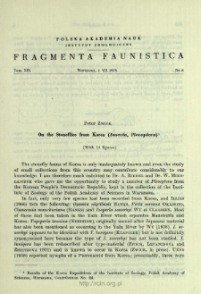 On the stoneflies from Korea (Insecta, Plecoptera)