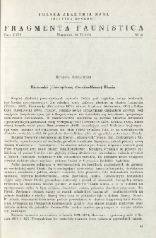 Biedronki (Coleoptera, Coccinellidae) Pienin