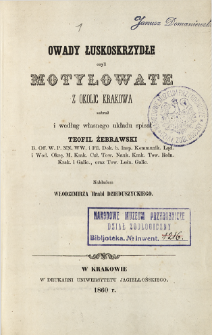 Owady łuskoskrzydłe czyli Motylowate z okolic Krakowa