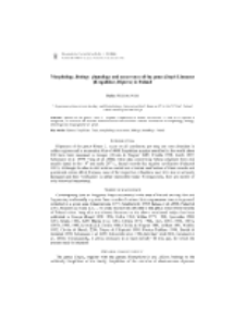 Morphology, biology, phenology and occurence of the genus Empis Linnaeus (Empididae, Diptera) in Poland