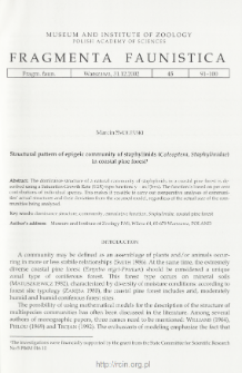The environmental evaluation by synecological zooindication - a proposal of the method based on epigeic invertebrate communities