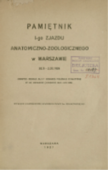 I-szy Zjazd Anatomiczno-Zoologiczny w Warszawie. Komitet Organizacyjny, Program Zjazdu, Uczestnicy Zjazdu