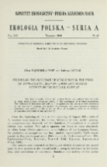 Studies on the incidence of mosquitoes in the food of Tetragnatha montana Simon and its food activity in the natural habitat